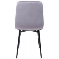 Стул Алвест AV 406-N темно-серый бархат H-15/черный купить в Минске